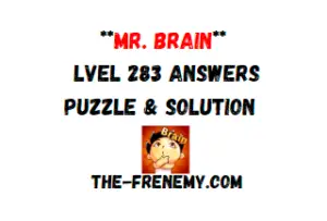 Mr Brain Level 283 Answers Puzzle