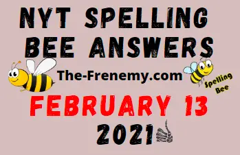 Nyt Spelling Bee February 13 2021 Answers