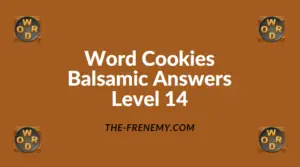 Word Cookies Balsamic Level 14 Answers