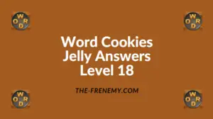 Word Cookies Jelly Level 18 Answers