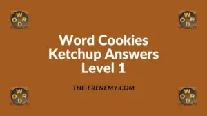 Word Cookies Ketchup Level 1 Answers