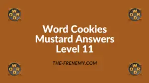 Word Cookies Mustard Level 11 Answers