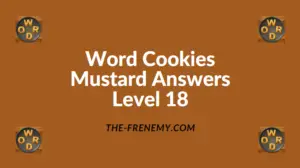 Word Cookies Mustard Level 18 Answers