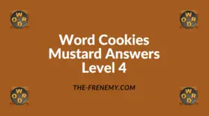 Word Cookies Mustard Level 4 Answers