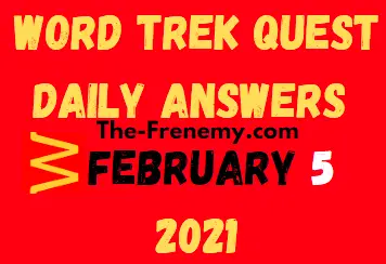 Word Trek Quest February 5 2021 Answers Puzzle