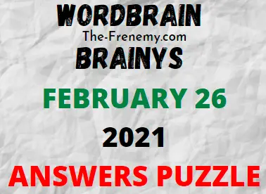 Wordbrain Brainys February 26 2021 Answers