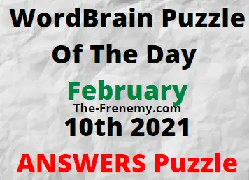 Wordbrain Puzzle of the Day February 10 2021