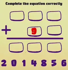 Brain Crazy Complete the equation correctly Answers Puzzle