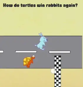 Brain Crazy How do turtles win rabbits again Answers Puzzle