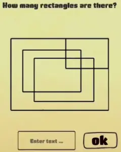 Brain Crazy How many rectangles Answers Puzzle