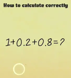 Brain Crazy How to calculate correctly 2 Answers Puzzle