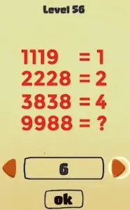 Brain Crazy Level 56 Answers Puzzle