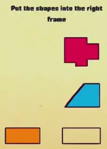 Brain Crazy Put the shapes Answers Puzzle