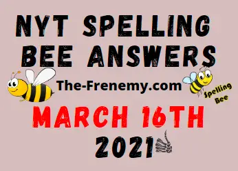 Nyt Spelling Bee March 16 2021 Puzzles