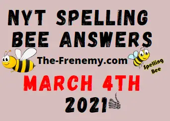 Nyt Spelling Bee March 4 2021 Answers