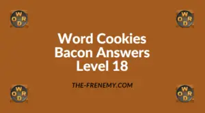 Word Cookies Bacon Level 18 Answers