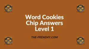 Word Cookies Chip Level 1 Answers