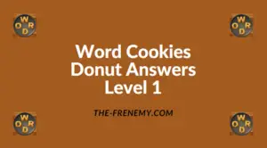Word Cookies Donut Level 1 Answers