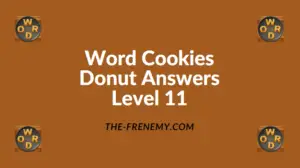 Word Cookies Donut Level 11 Answers