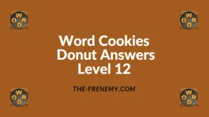 Word Cookies Donut Level 12 Answers