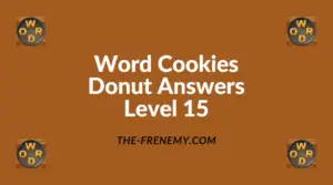 Word Cookies Donut Level 15 Answers