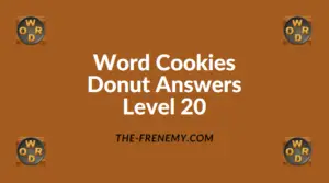 Word Cookies Donut Level 20 Answers
