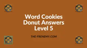 Word Cookies Donut Level 5 Answers