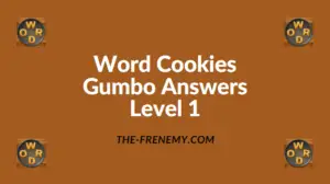 Word Cookies Gumbo Level 1 Answers