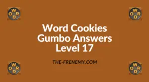 Word Cookies Gumbo Level 17 Answers