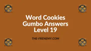 Word Cookies Gumbo Level 19 Answers