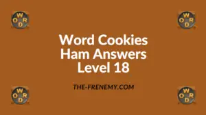 Word Cookies Ham Level 18 Answers