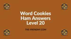 Word Cookies Ham Level 20 Answers