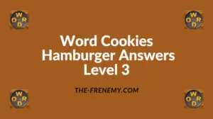 Word Cookies Hamburger Level 3 Answers