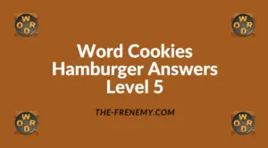 Word Cookies Hamburger Level 5 Answers
