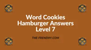 Word Cookies Hamburger Level 7 Answers