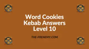 Word Cookies Kebab Level 10 Answers