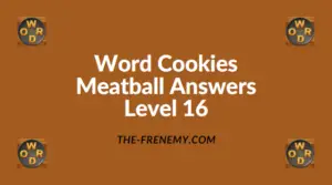 Word Cookies Meatball Level 16 Answers