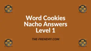 Word Cookies Nacho Level 1 Answers