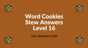 Word Cookies Stew Level 16 Answers