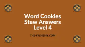 Word Cookies Stew Level 4 Answers