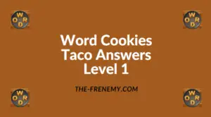 Word Cookies Taco Level 1 Answers