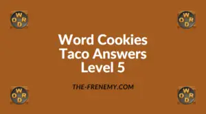 Word Cookies Taco Level 5 Answers