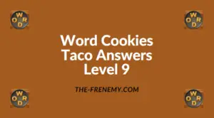 Word Cookies Taco Level 9 Answers