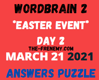 Wordbrain 2 Easter Day 2 March 21 2021 Answers Puzzle