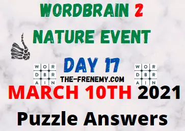 Wordbrain 2 Nature Day 17 March 10 2021 Answers