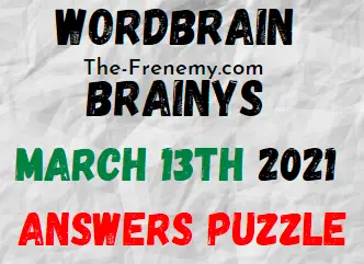 Wordbrain Brainys March 13 2021 Answers