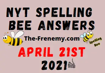Nyt Spelling Bee April 21 2021 Answers Puzzle