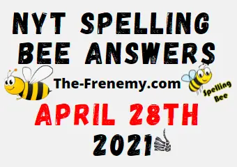 Nyt Spelling Bee April 28 2021 Answers