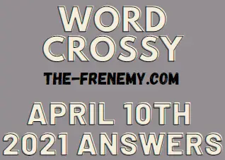 Word Crossy April 10 2021 Answers Puzzle