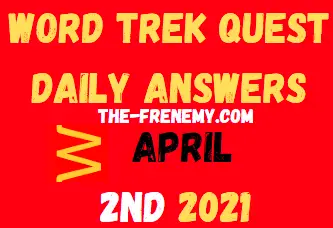 Word Trek Quest April 2 2021 Answers